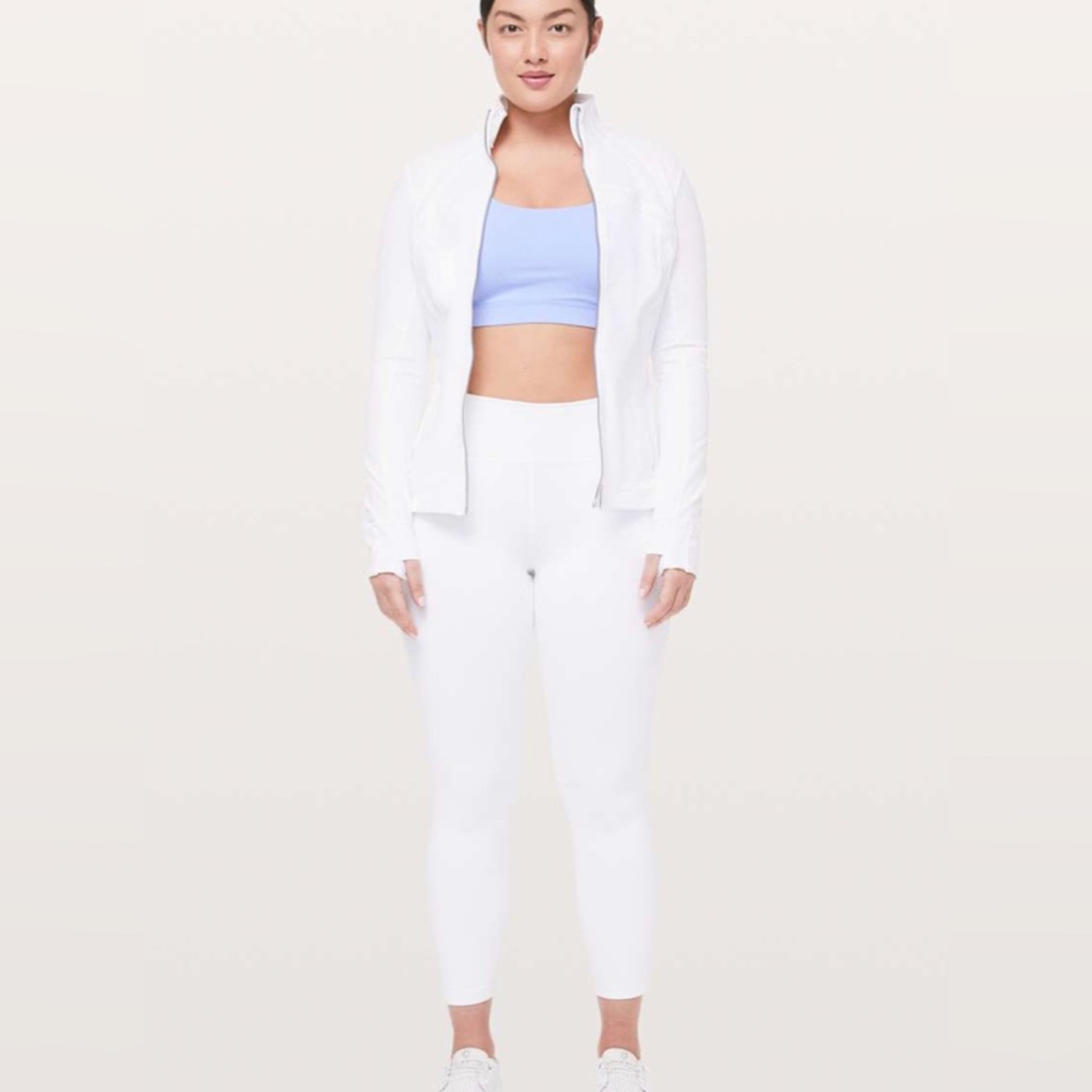 🍒LULULEMON LTD Edit DEFINE Jacket 12 VELVET FLOCKED White/Cream MESH ~ LUXTREME - Picture 9 of 11